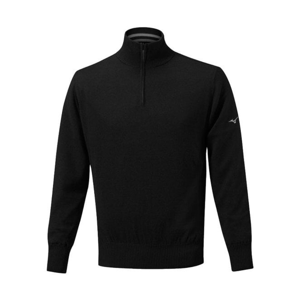 MIZUNO WINDPROOF JUMPER – BLACK 