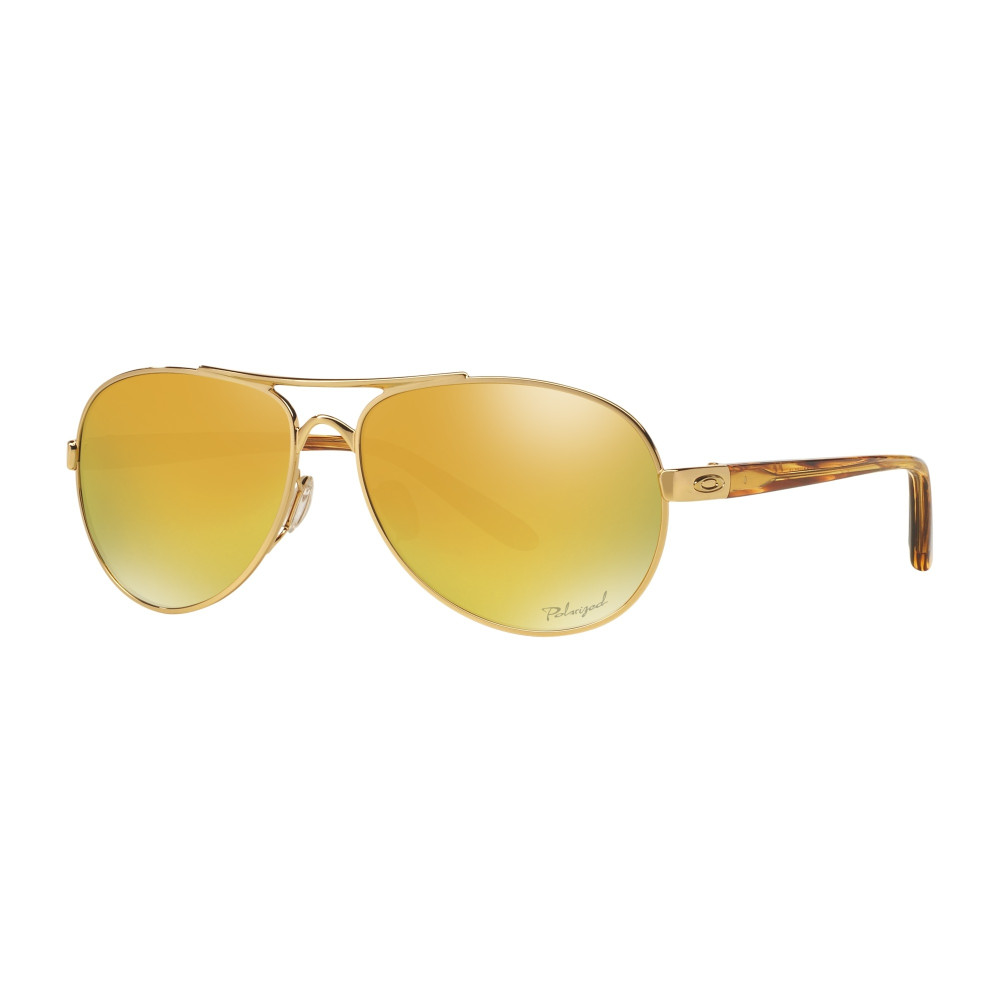 Oakley Tie Breaker Pop Polar Collection - Polished Gold / 24K Iridium Polarized - OO4108-13 Zonnebril