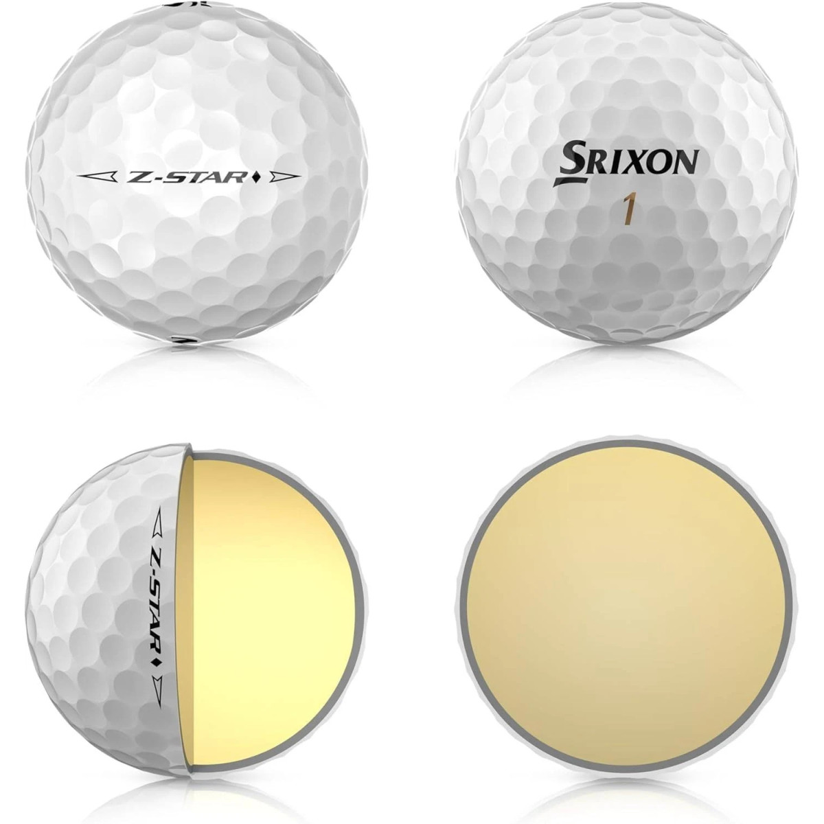 SRIXON Z-STAR DIAMOND – PURE WHITE Box 12 | ZSTARDIA12