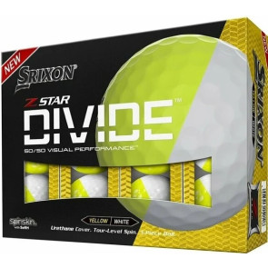 SRIXON Z-STAR DIVIDE – PURE WHITE / YELLOW Box 12