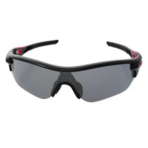 Oakley Radarlock Edge (Asian Fit) Polished Black + Slate Iridium OO9209-02 Zonnebril