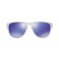 Oakley Sliver Round - Matte Clear / Violet Iridium - OO9342-02 Zonnebril