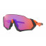 Oakley Flight Jacket Matte Black/Neon Orange / Prizm Trail - OO9401-0437